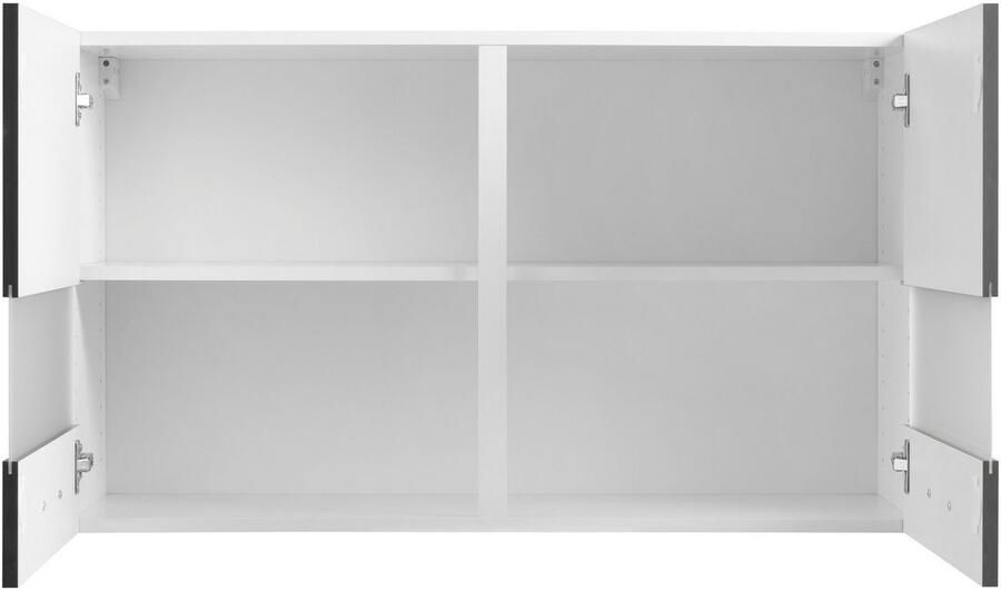 OPTIFIT Hangend kastje met glasdeur Faro met metalen handgrepen breedte 100 cm - Foto 2