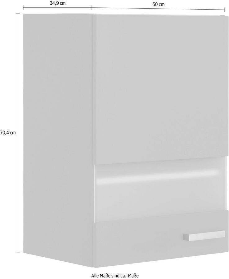 OPTIFIT Hangend kastje met glasdeur Parma Breedte 50 cm - Foto 2