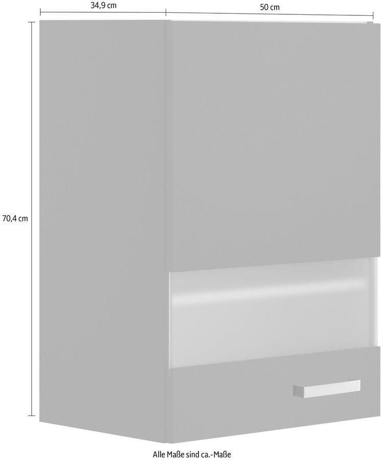 OPTIFIT Hangend kastje met glasdeur Parma Breedte 50 cm