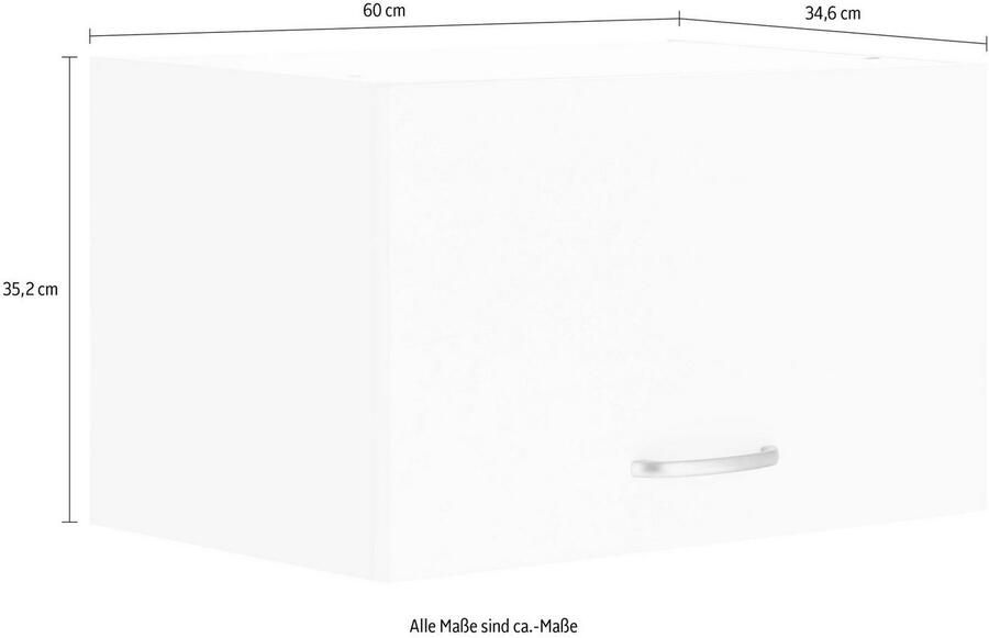 OPTIFIT Hangend kastje met klep Parare Breedte 60 cm - Foto 2