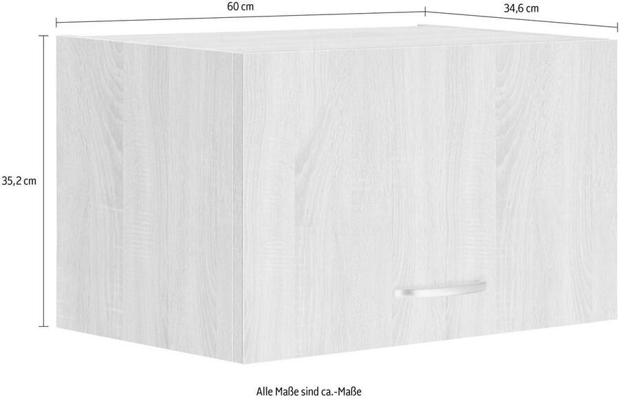 OPTIFIT Hangend kastje met klep Parare Breedte 60 cm