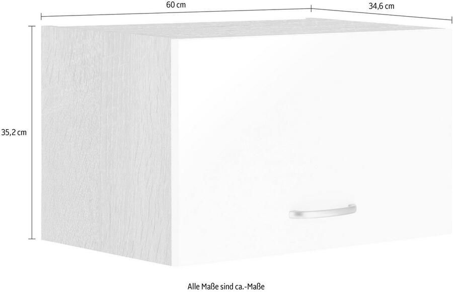 OPTIFIT Hangend kastje met klep Parare Breedte 60 cm