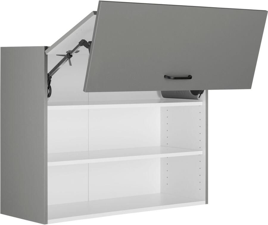 OPTIFIT Hangend kastje met vouwklep Elga met soft-closefunctie en metalen grepen breedte 90 cm - Foto 2
