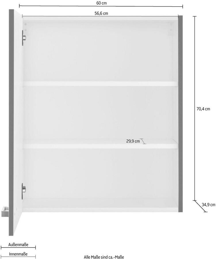 OPTIFIT Hangend kastje Parma Breedte 60 cm - Foto 2