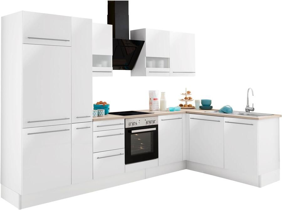 OPTIFIT Hoekkeuken Bern Breedte 315x175 cm naar keuze met elektrische apparaten verstelbare poten - Foto 4