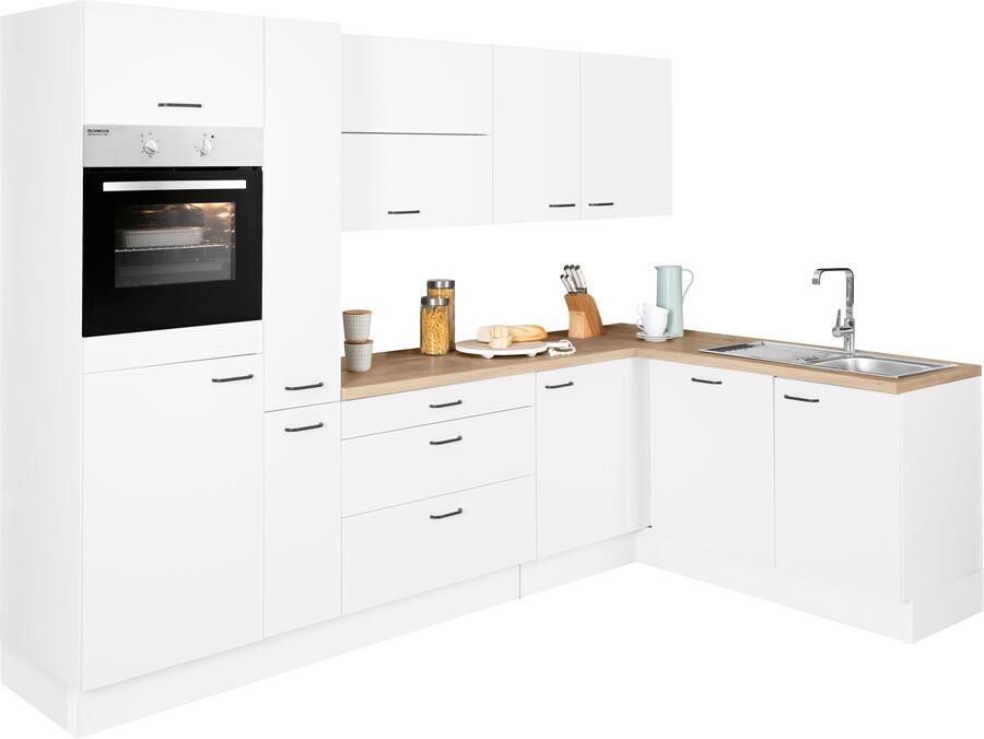 OPTIFIT Hoekkeuken Elga Premium keuken met soft-close functie opstelbreedte 265 x 175 cm - Foto 12