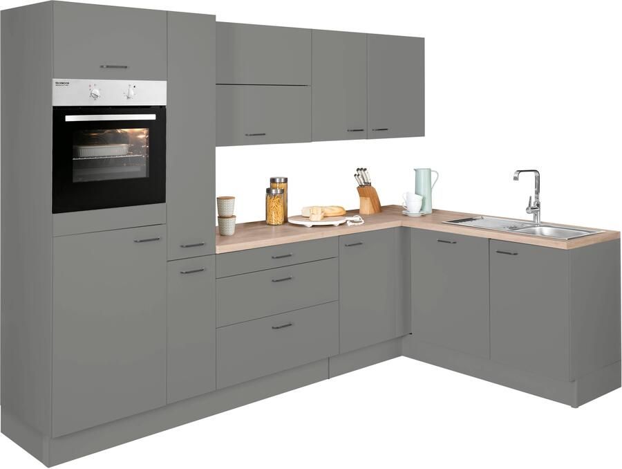 OPTIFIT Hoekkeuken Elga Premium keuken met soft-close functie opstelbreedte 265 x 175 cm - Foto 8