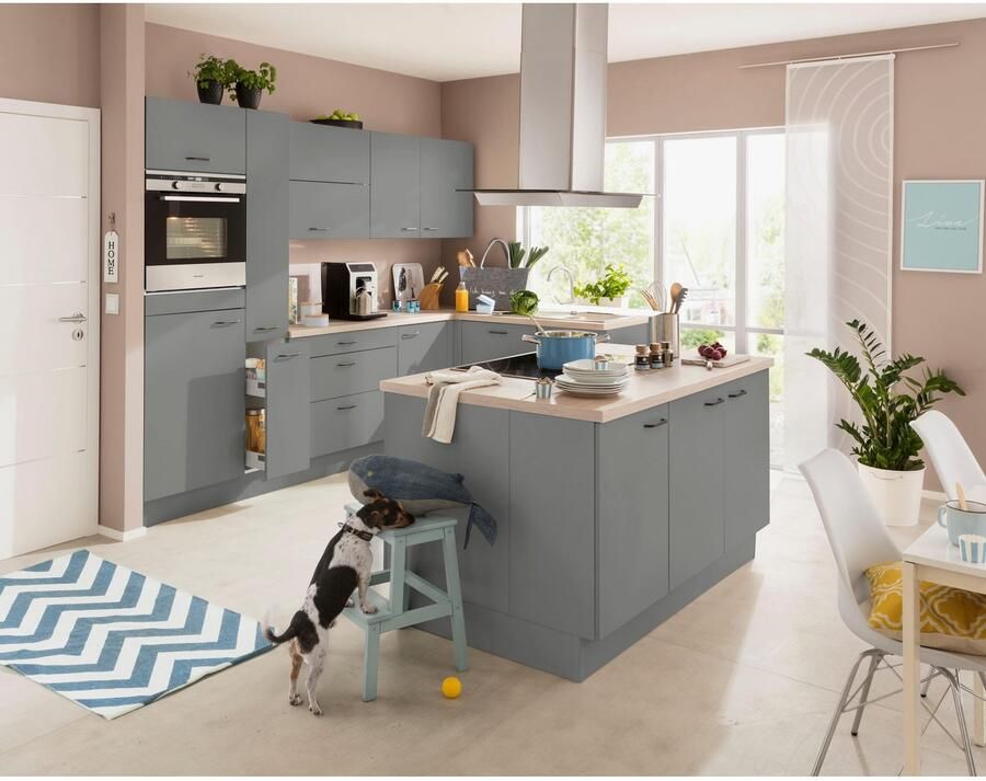 OPTIFIT Hoekkeuken Elga Premium keuken met soft-close functie opstelbreedte 265 x 175 cm - Foto 4