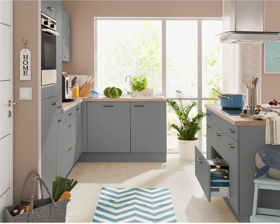 OPTIFIT Hoekkeuken Elga Premium keuken met soft-close functie opstelbreedte 265 x 175 cm - Foto 3