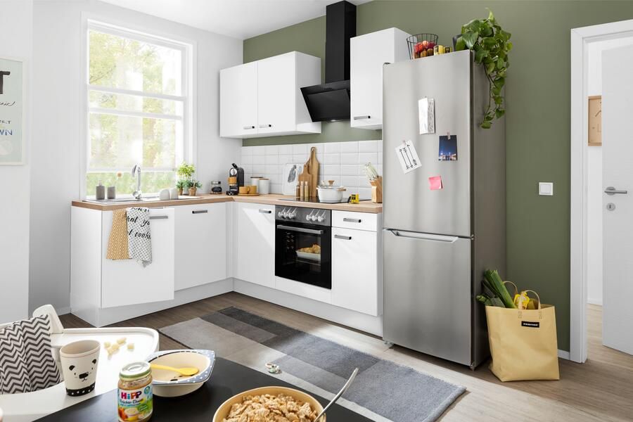 OPTIFIT Hoekkeuken Parma zonder elektrische apparaten breedte 215x175 cm - Foto 6