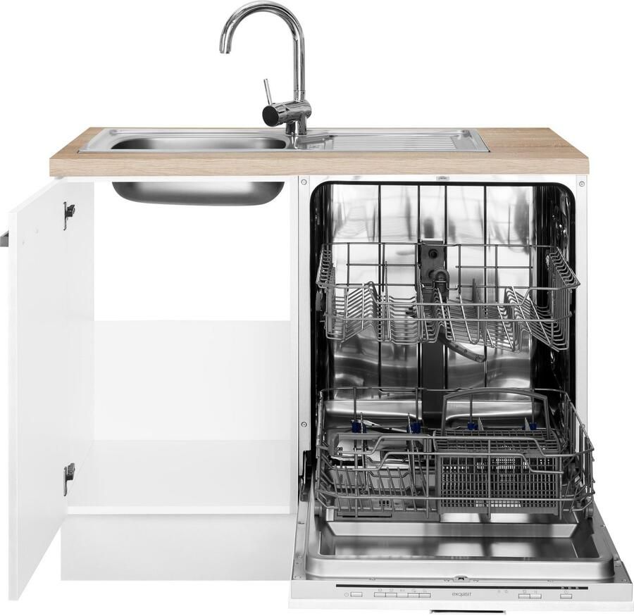 OPTIFIT Hoekkeuken Parma zonder elektrische apparaten breedte 215x175 cm