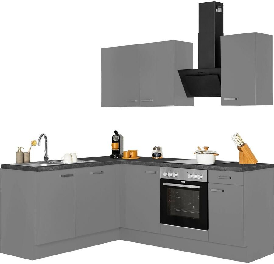 OPTIFIT Hoekkeuken Parma zonder elektrische apparaten breedte 215x175 cm - Foto 2