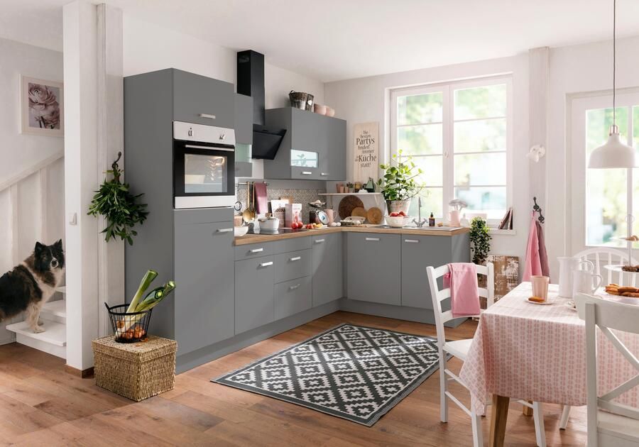 OPTIFIT Hoekkeuken Parma zonder elektrische apparaten breedte 285 x 175 cm - Foto 6