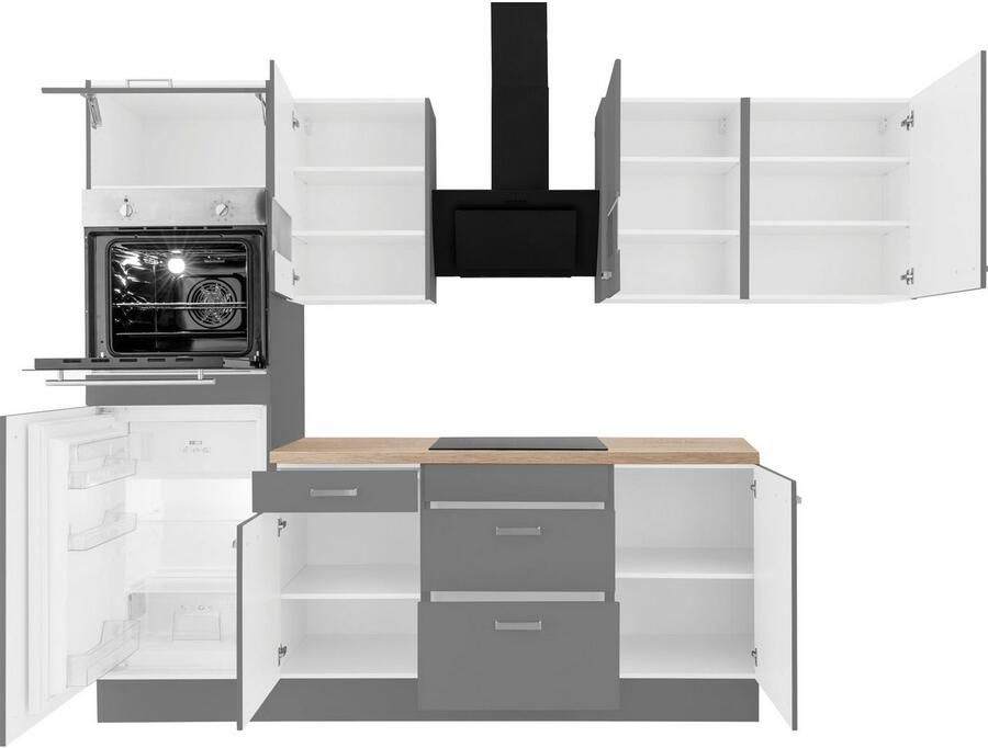 OPTIFIT Hoekkeuken Parma zonder elektrische apparaten breedte 285 x 175 cm - Foto 2