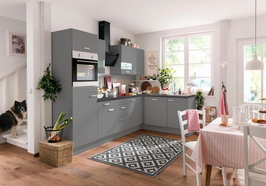 OPTIFIT Hoekkeuken Parma zonder elektrische apparaten breedte 285 x 175 cm - Foto 6