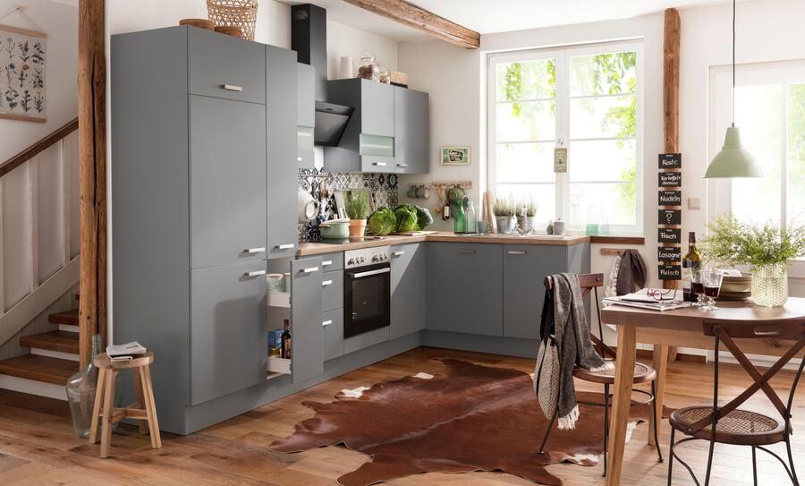 OPTIFIT Hoekkeuken Parma zonder elektrische apparaten breedte 315 x 175 cm - Foto 5