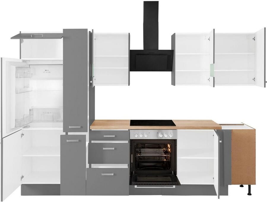 OPTIFIT Hoekkeuken Parma zonder elektrische apparaten breedte 315 x 175 cm - Foto 2