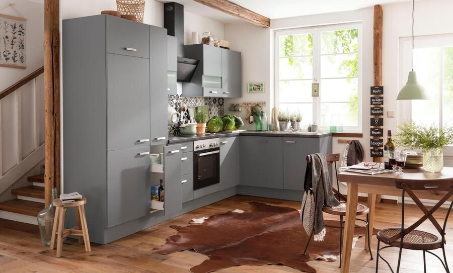 OPTIFIT Hoekkeuken Parma zonder elektrische apparaten breedte 315 x 175 cm - Foto 6