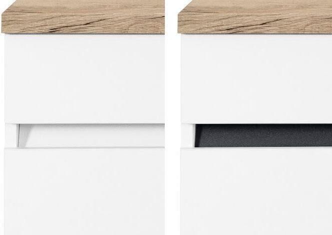 OPTIFIT Hoekkeuken Roth Afmetingen 300x175 cm naar keuze met elektrische apparaten met apothekerskast - Foto 9