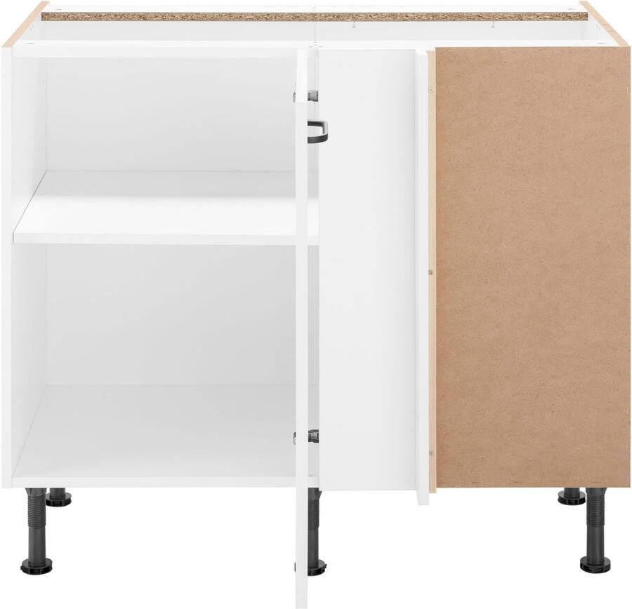 OPTIFIT Hoekonderkast Elga met soft-close-functie in hoogte verstelbare poten breedte 100 cm - Foto 1