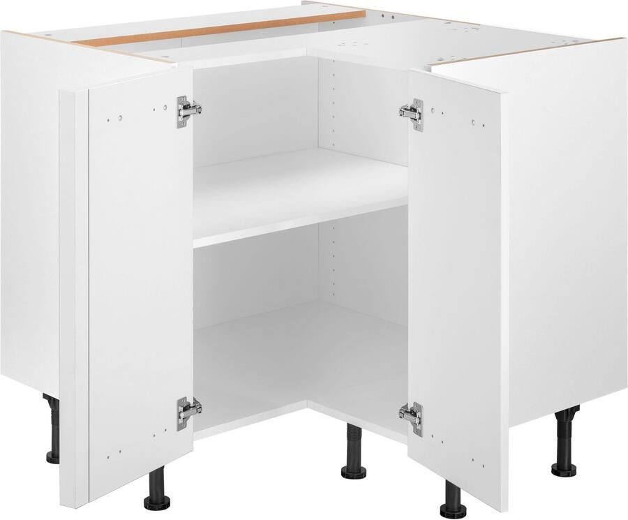 OPTIFIT Hoekonderkast Elga met soft-close-functie in hoogte verstelbare poten breedte 90x90 cm - Foto 4
