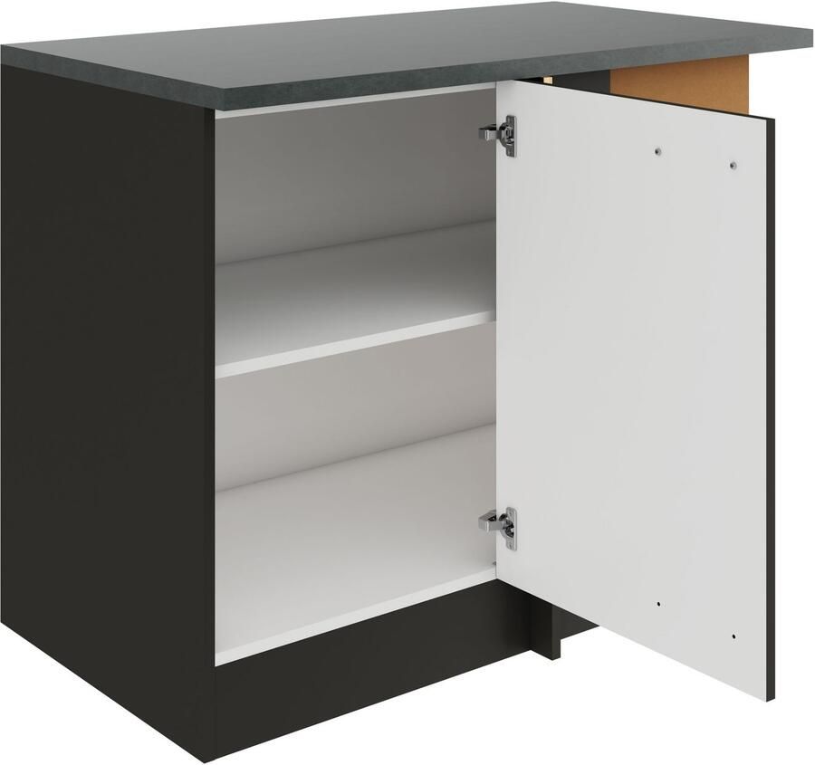 OPTIFIT Hoekonderkast Palma Breedte 100 cm deuropening verwisselbaar