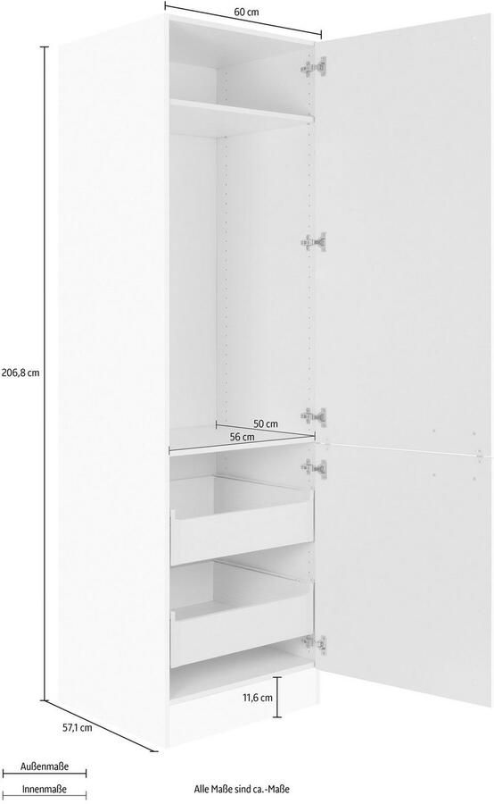 OPTIFIT Hoge kast Elm breedte 60 cm - Foto 2