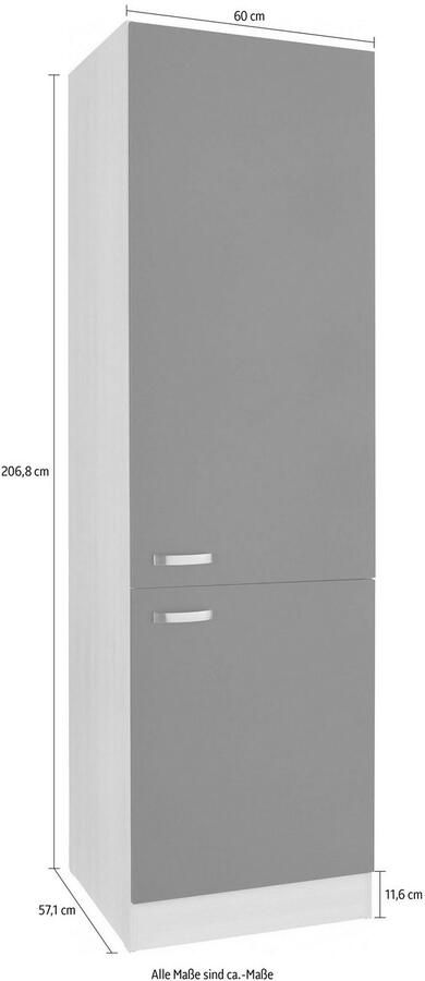 OPTIFIT Hoge kast Faro met metalen handgrepen breedte 60 cm - Foto 3