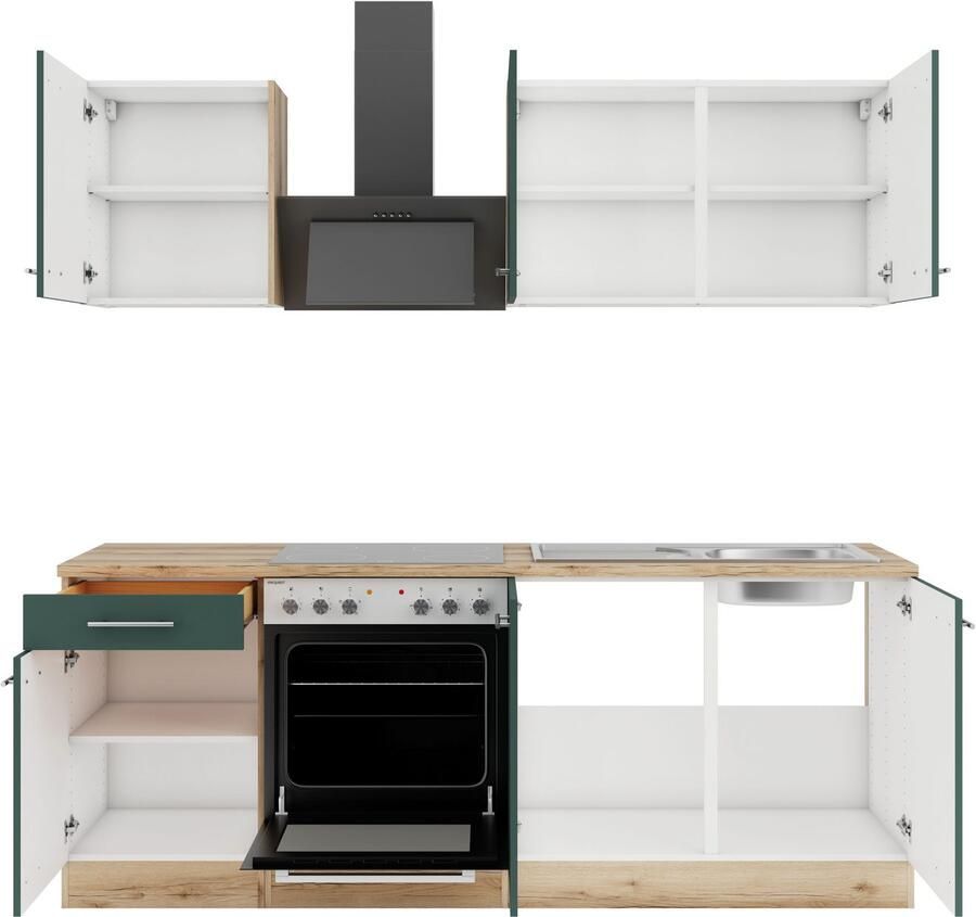 OPTIFIT Keuken Bella Breedte 210 cm optioneel met elektrische apparaten - Foto 2