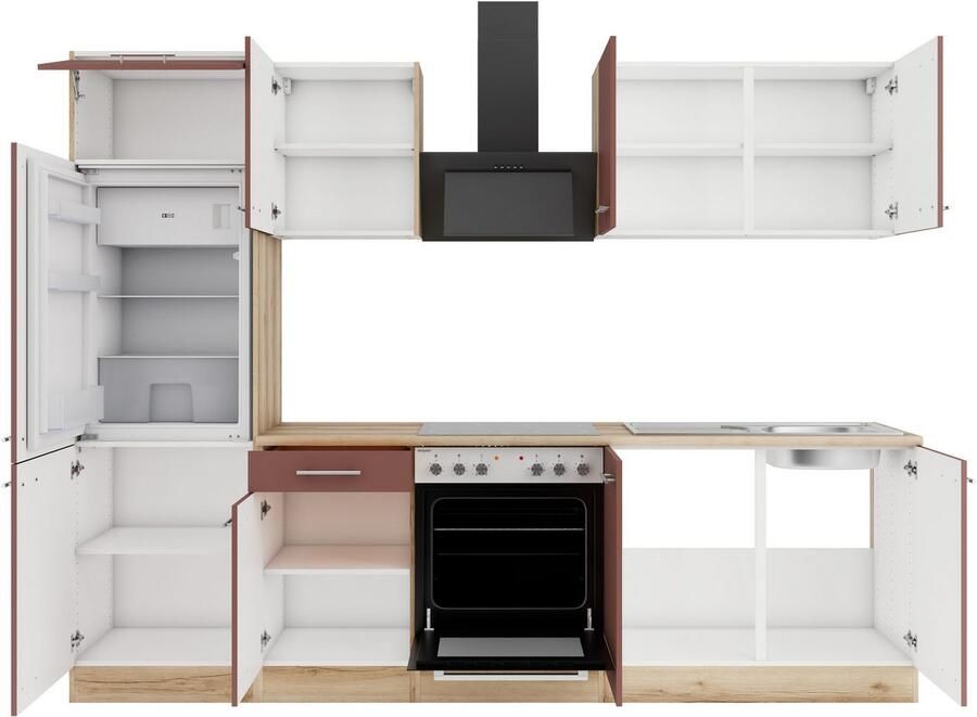 OPTIFIT Keuken Bella Breedte 210 cm optioneel met elektrische apparaten - Foto 3