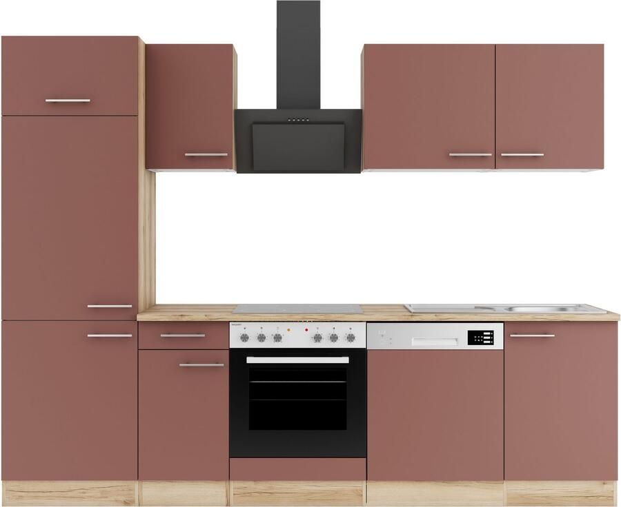 OPTIFIT Keuken Bella Breedte 270 cm optioneel met elektrische apparaten
