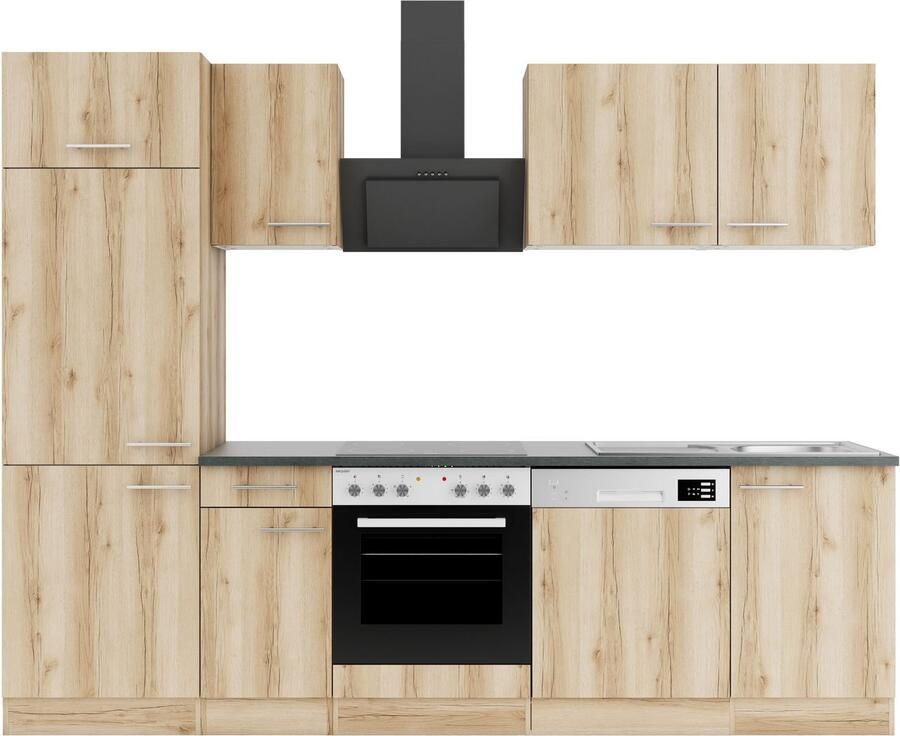 OPTIFIT Keuken Bella Breedte 270 cm optioneel met elektrische apparaten
