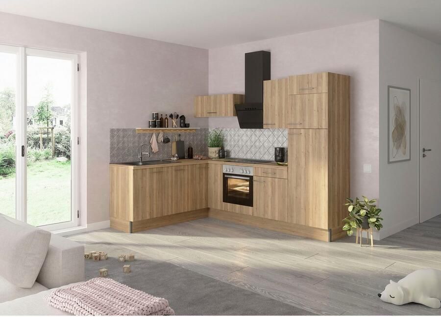 OPTIFIT Keuken Klara 200 x 270 cm breed optioneel met elektrische apparaten