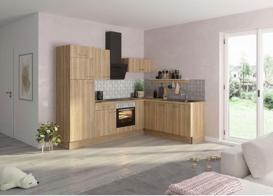 OPTIFIT Keuken Klara 270 x 200 cm breed optioneel met elektrische apparaten