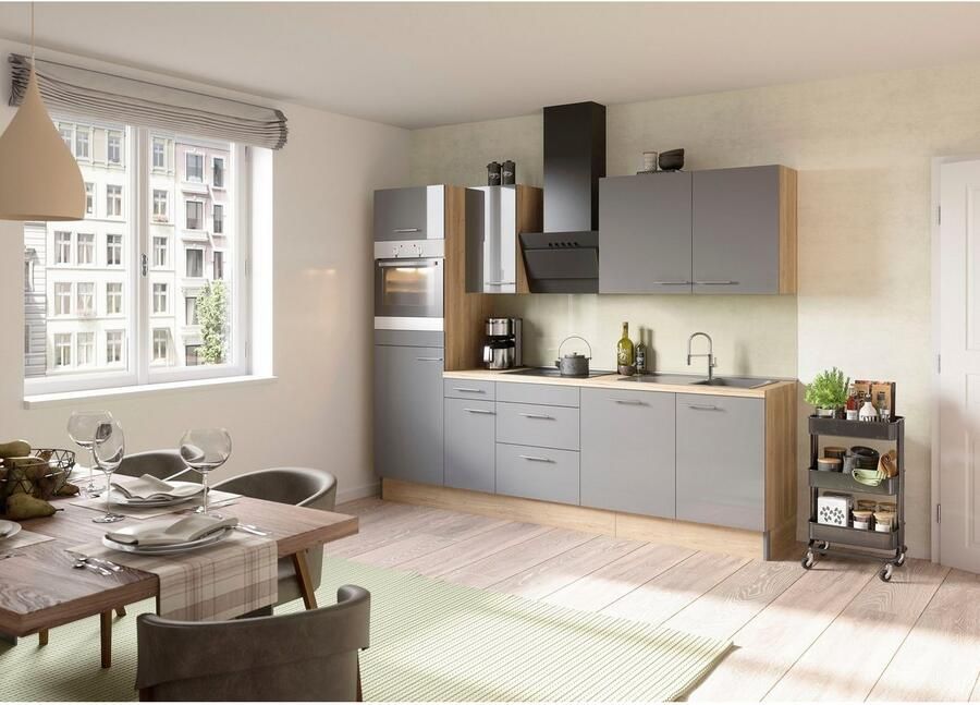 OPTIFIT Keuken Klara Breedte 270 cm optioneel met elektrische apparaten