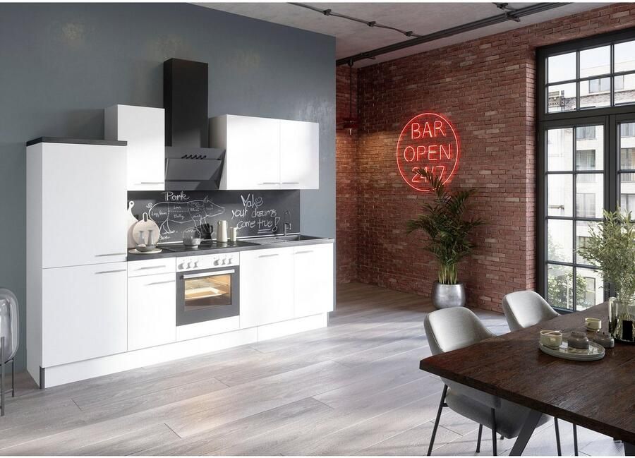 OPTIFIT Keuken Klara Breedte 270 cm optioneel met elektrische apparaten