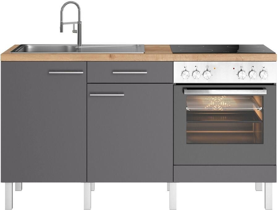 OPTIFIT Keuken Lilly Breedte 160 cm optioneel met elektrische apparaten - Foto 6