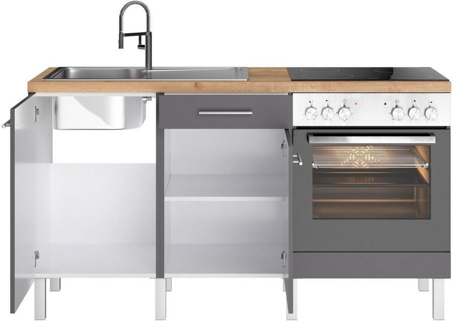 OPTIFIT Keuken Lilly Breedte 160 cm optioneel met elektrische apparaten - Foto 5
