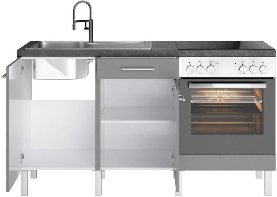 OPTIFIT Keuken Lilly Breedte 160 cm optioneel met elektrische apparaten - Foto 5