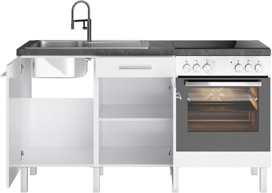 OPTIFIT Keuken Lilly Breedte 160 cm optioneel met elektrische apparaten - Foto 5