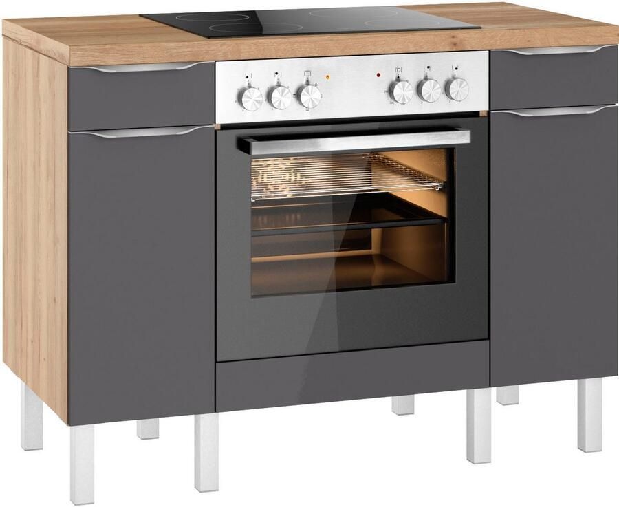 OPTIFIT Keuken Lilly2 Breedte 120 cm optioneel met elektrische apparaten