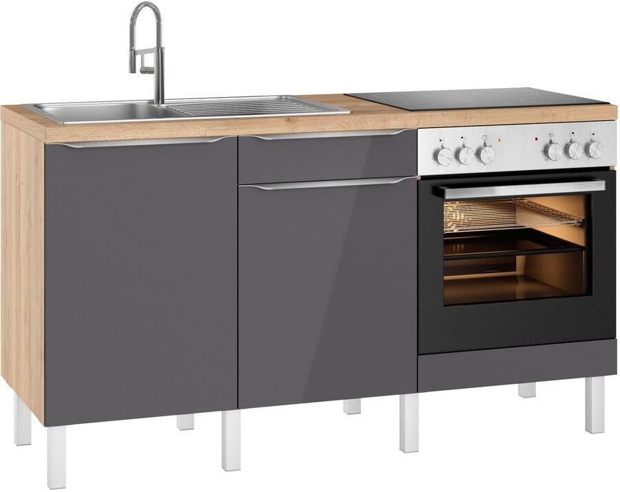 OPTIFIT Keuken Lilly2 Breedte 160 cm optioneel met elektrische apparaten
