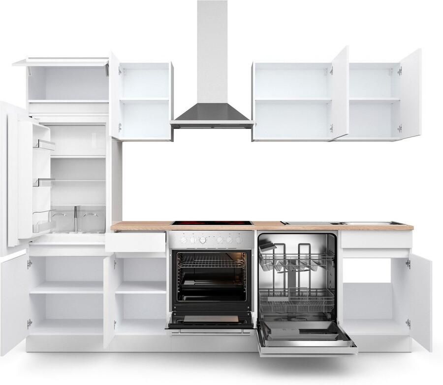 OPTIFIT Keuken Safeli Breedte 270 cm naar keuze met of zonder Hanseatic elektrische apparaten - Foto 4