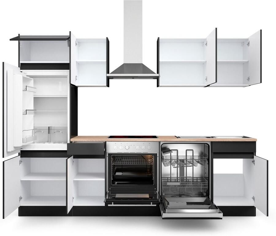 OPTIFIT Keuken Safeli Breedte 270 cm naar keuze met of zonder Hanseatic elektrische apparaten - Foto 4