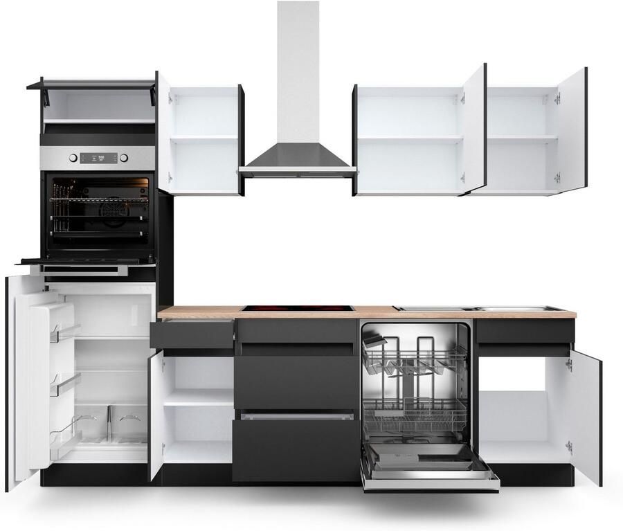 OPTIFIT Keuken Safeli Breedte 270 cm naar keuze met of zonder Hanseatic elektrische apparaten - Foto 5