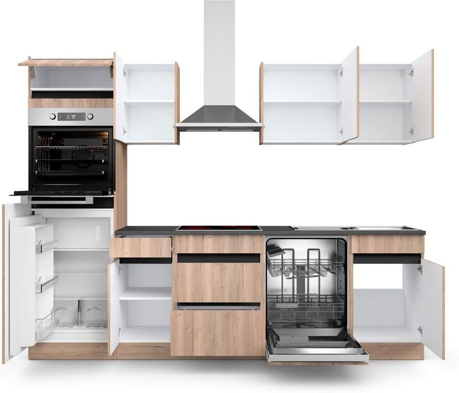 OPTIFIT Keuken Safeli Breedte 270 cm naar keuze met of zonder Hanseatic elektrische apparaten - Foto 4