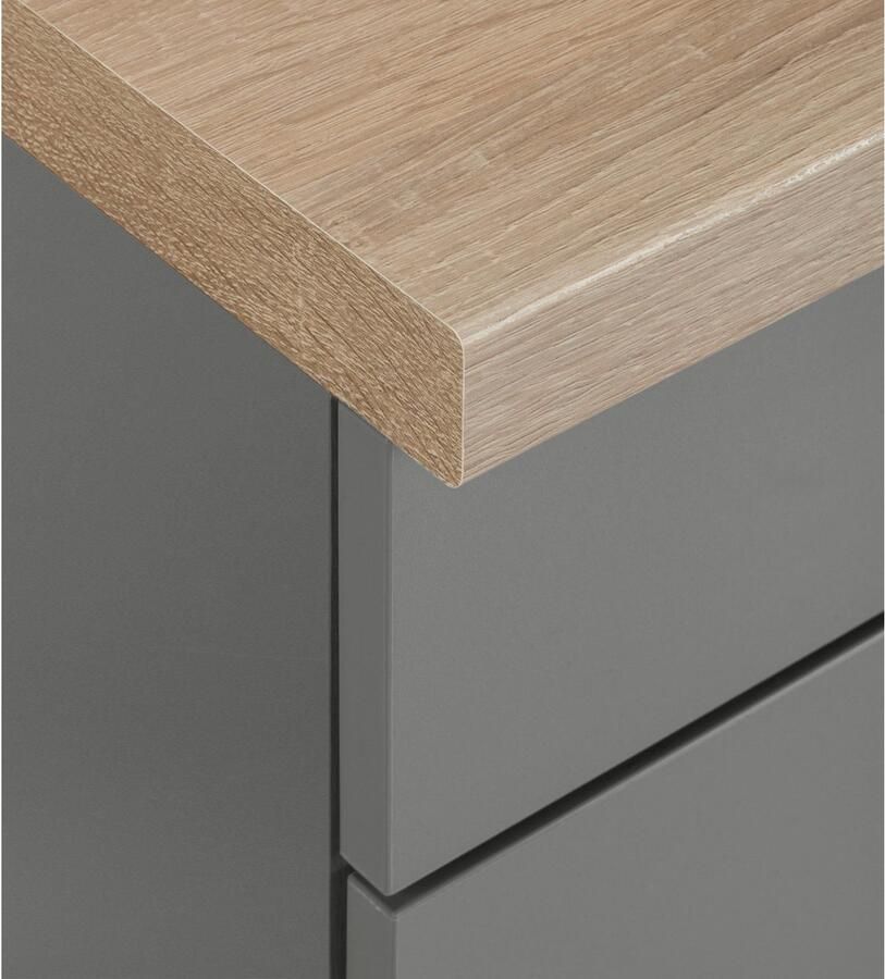 OPTIFIT Keukenblok Elga Premium keuken soft-close functie grote volledig uittrekbare lades breedte 390 cm - Foto 3