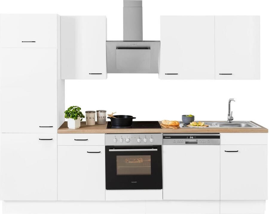 OPTIFIT Keukenblok Elga Premium keuken met soft-close functie volledig uittrekbaar breedte 280 cm - Foto 4