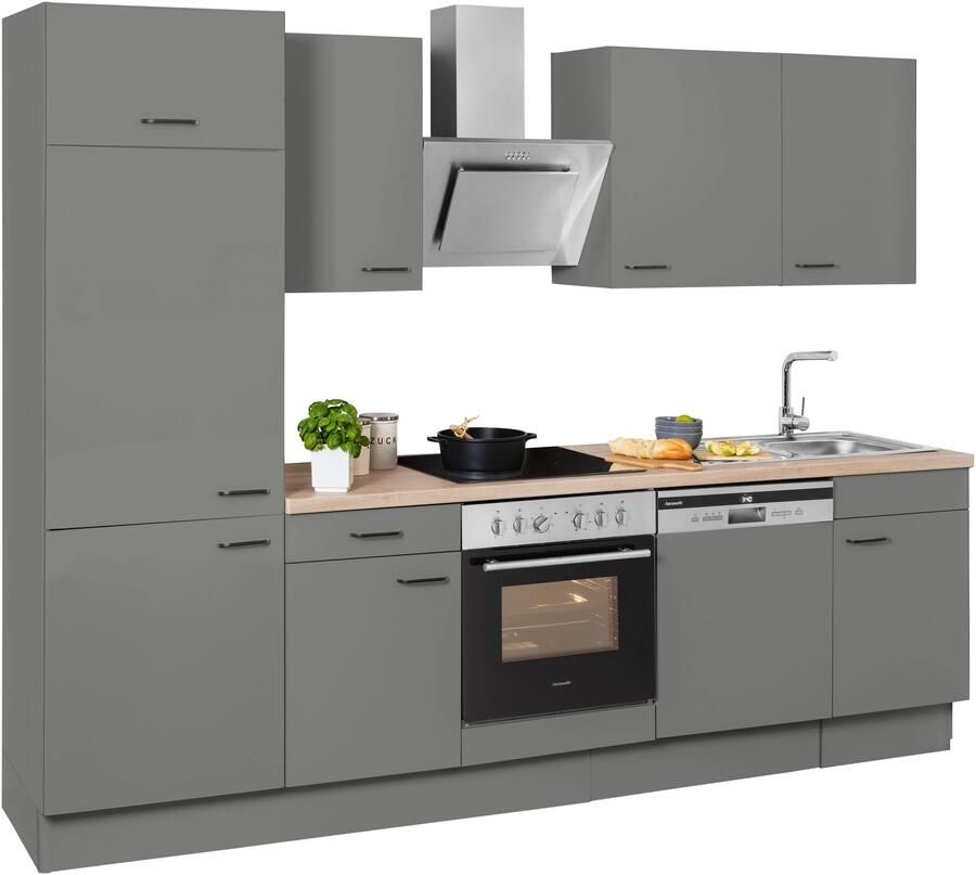 OPTIFIT Keukenblok Elga Premium keuken met soft-close functie volledig uittrekbaar breedte 280 cm - Foto 7