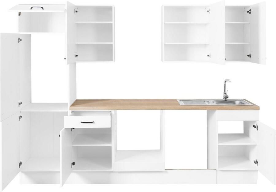 OPTIFIT Keukenblok Elga Premium keuken met soft-close functie volledig uittrekbaar breedte 280 cm - Foto 5